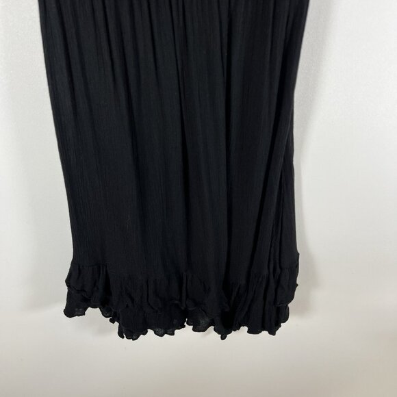 FREE PEOPLE FP One Adella Slip Lace Dress Black Medium Mini Boho Feminine - Picture 3 of 10